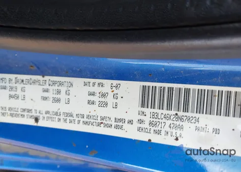 2008 Dodge Avenger Se from USA, damaged, VIN 1B3LC46K28N670234